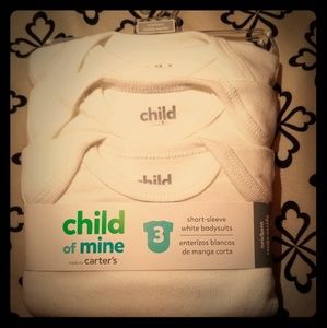 White newborn onesies